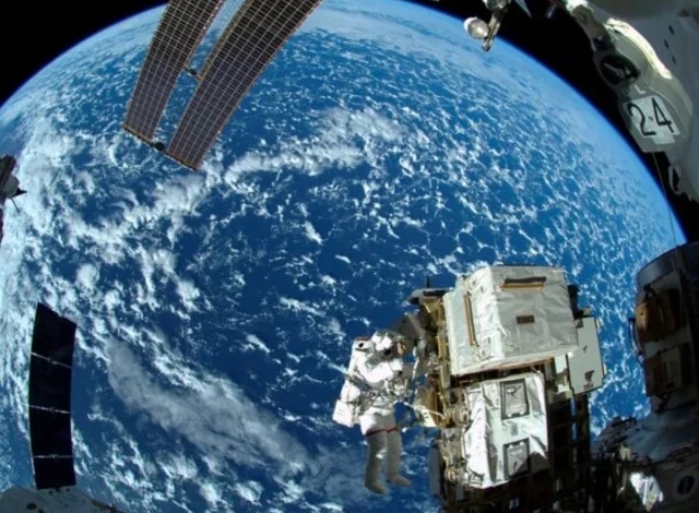 NASA and ESA astronauts to spacewalk to replace key antenna NASA and ESA astronauts to spacewalk to replace key antenna